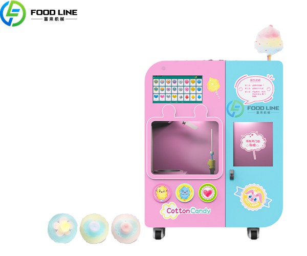 automatic cotton candy vending machine for sale