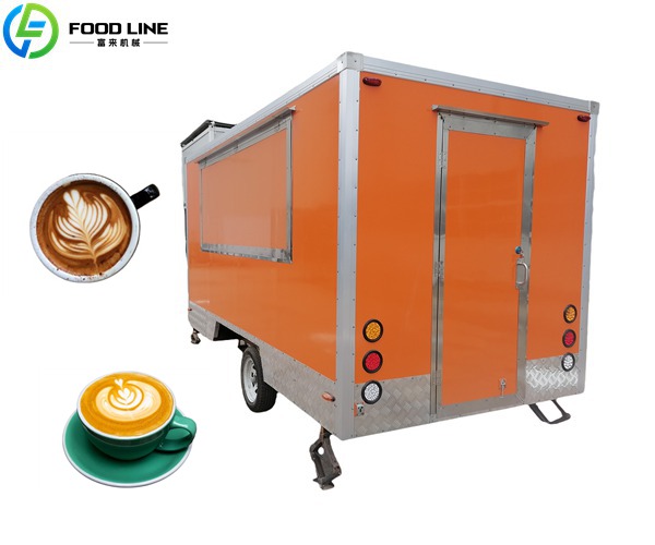 coffee square food trailer