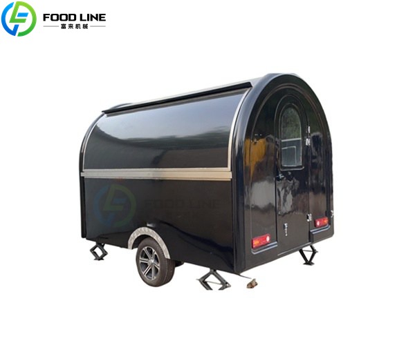 black round trailer
