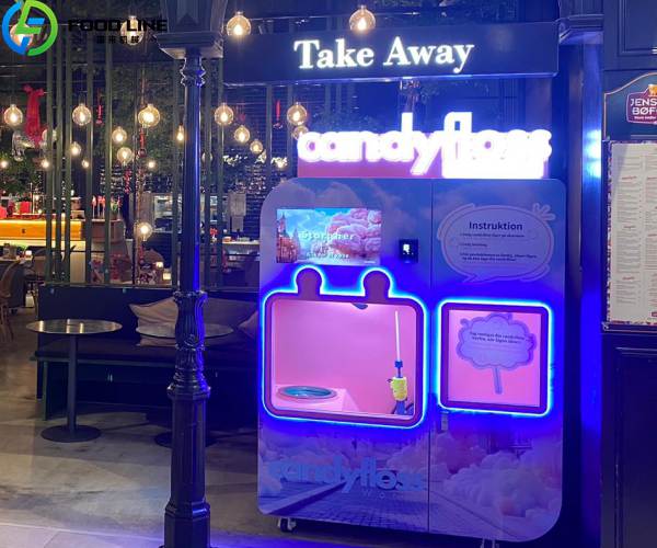 cotton candy machine in restaurant