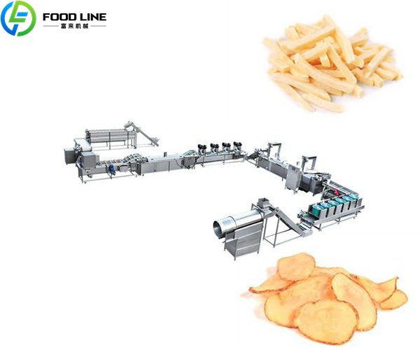 french chips production line