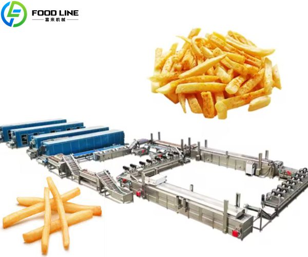 french fries production line