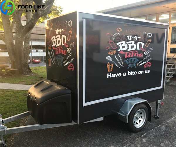 mobile bbq food trailer