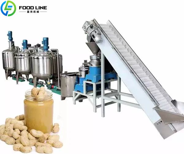 peanut butter processing line