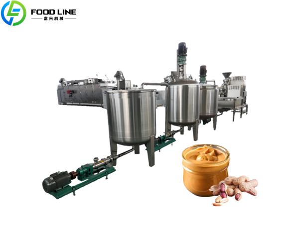 peanut butter production line
