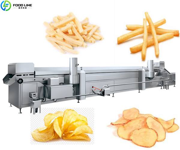 potato chips frying machine