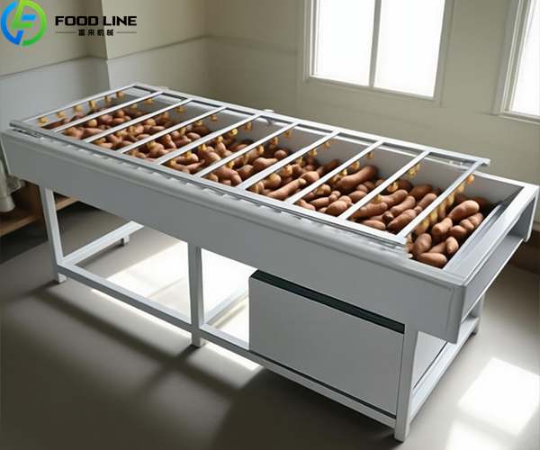 potato cleaning and peeling machine