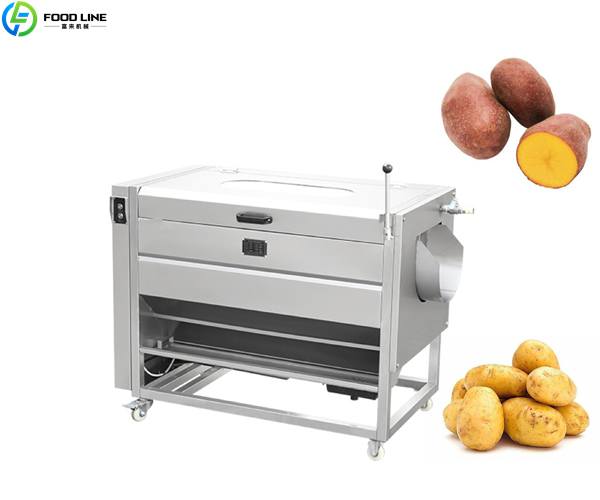 potatos cleaning machine