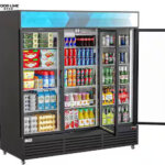 3 door display fridge