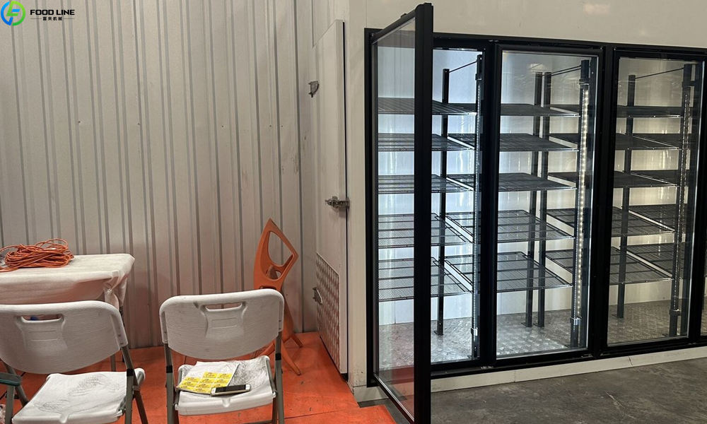 3 door display refrigerator