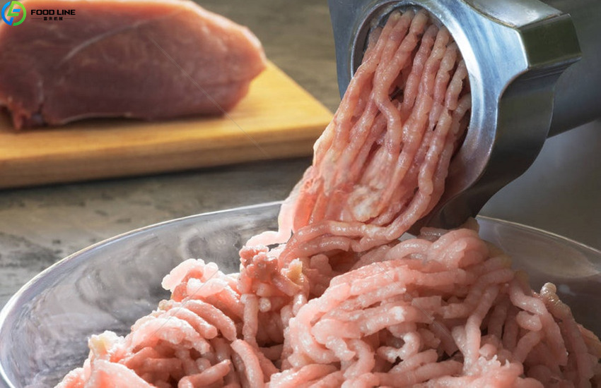 sausage grinder detail