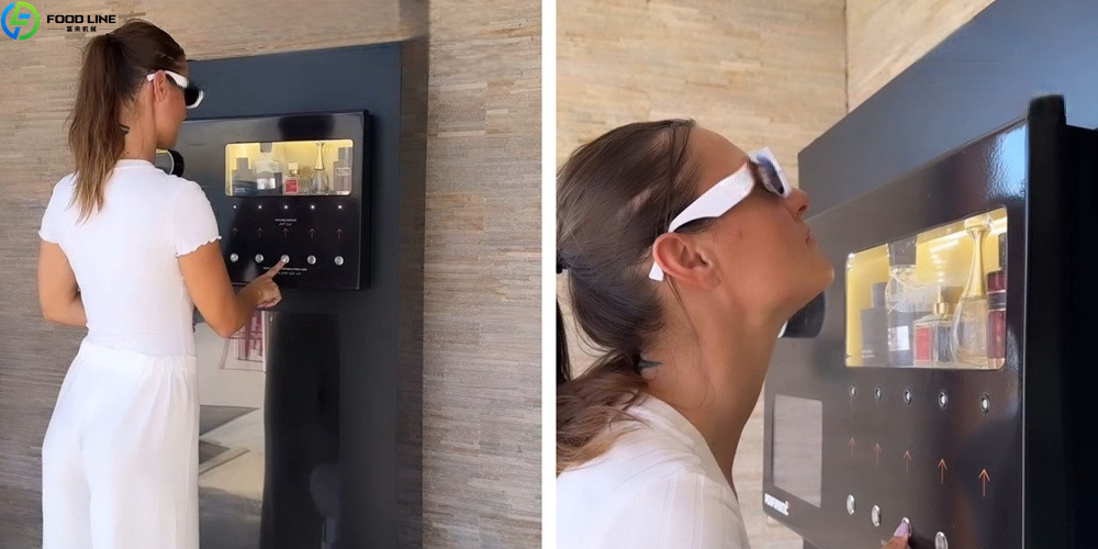 wall mounted perfume vending machine