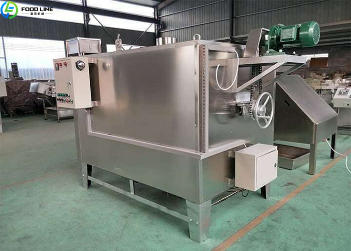 cocoa bean drum roasting machine