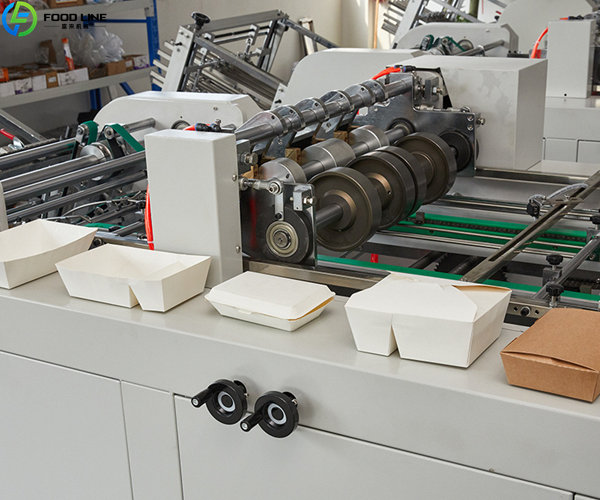 food container making machine detail