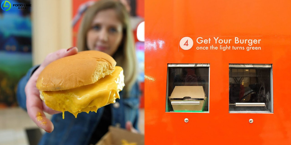 hamburger vending device