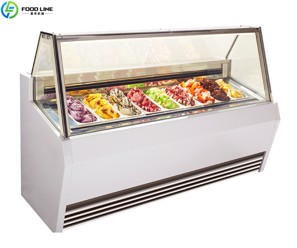 ice cream freezer display case