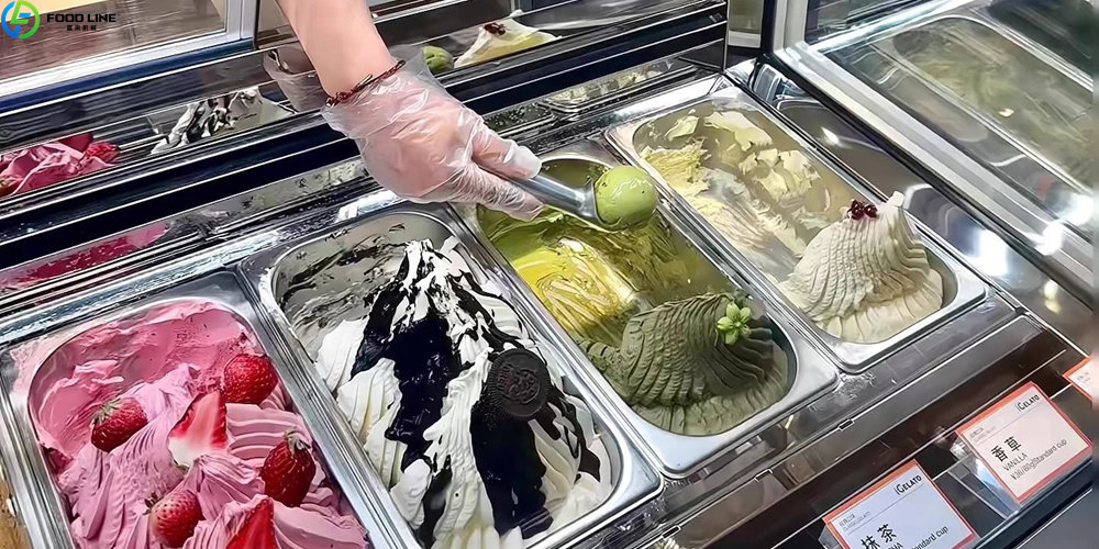 ice display case detail