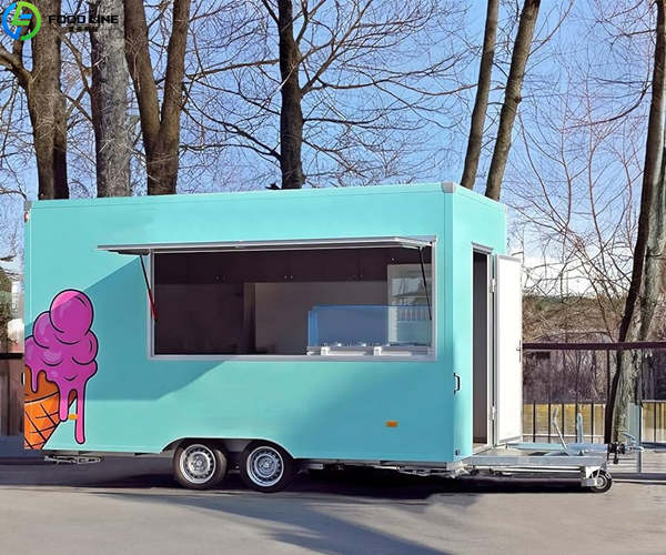 mobile ice cream trailer