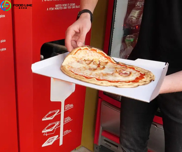 pizza vending machine detail