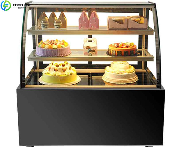 refrigerated cake display case