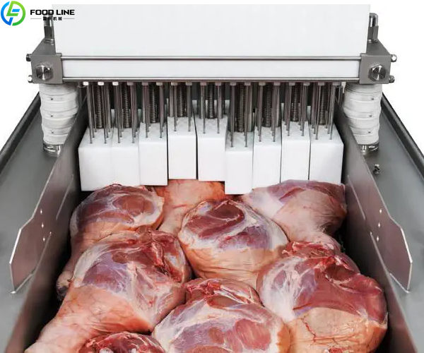 saline injecting for meat