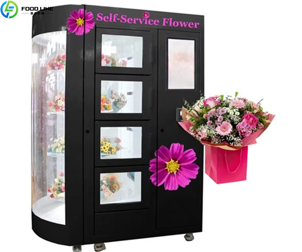 self service flower vending machine