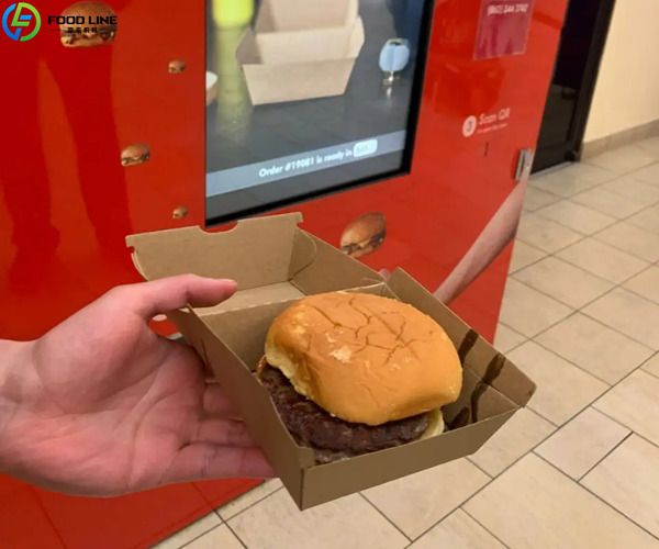 smart hamburger vending machine