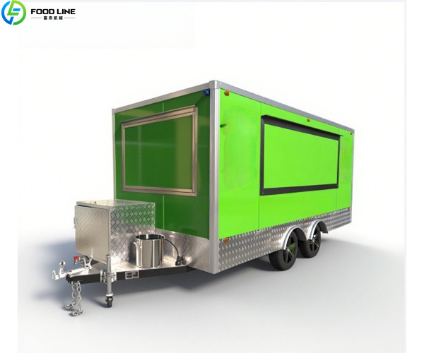 square bbq trailer