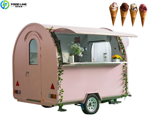 street ice cream trailer