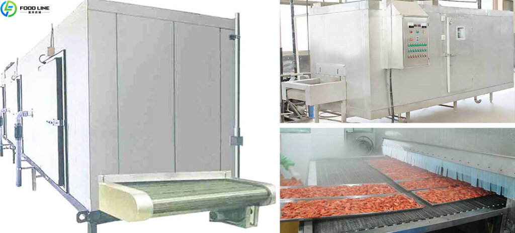 tunnel quick freezer