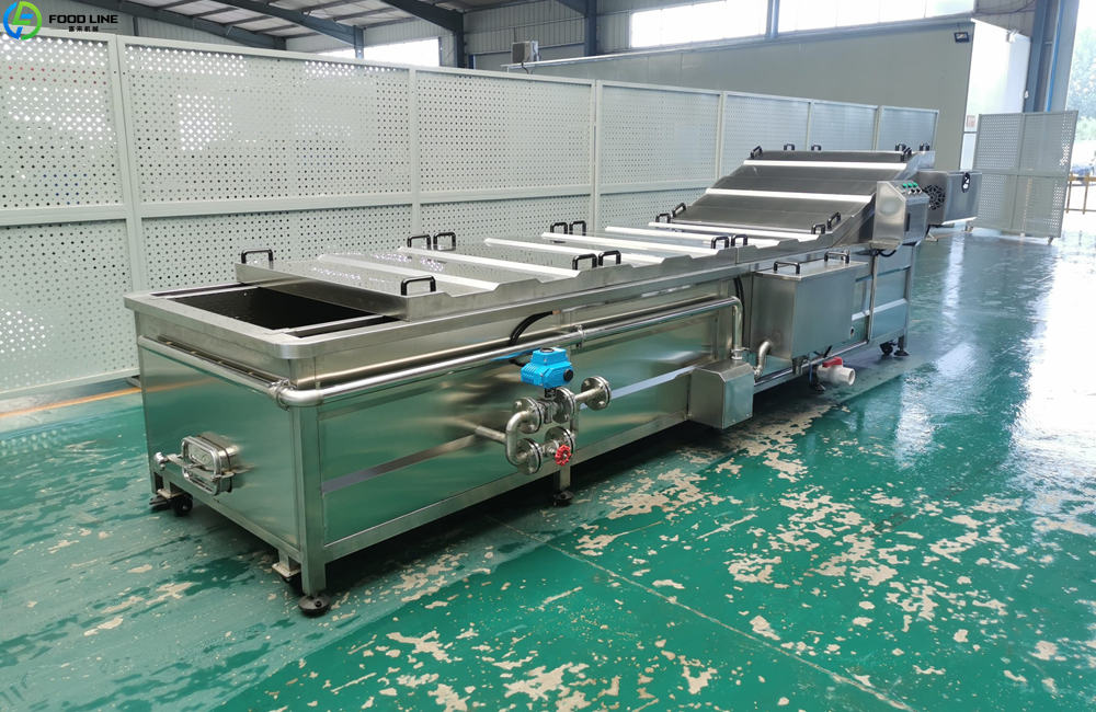 vegetable and meat blanching machine
