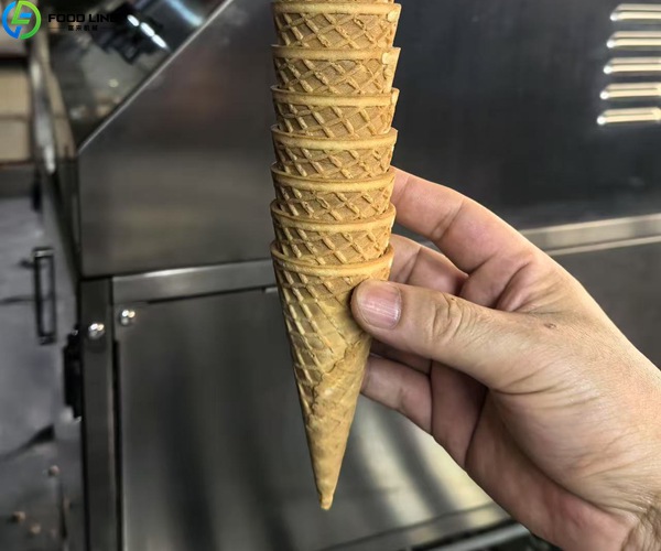 finished ice cream cone
