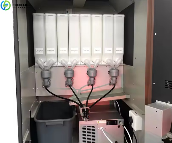 protein drink vending machine detail