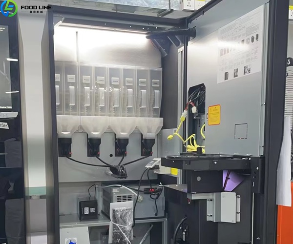 protein powder vending device detail