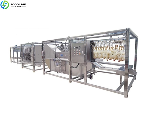 chicken processing equipment production line