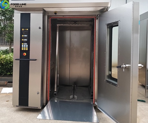 commercial hot air oven detail