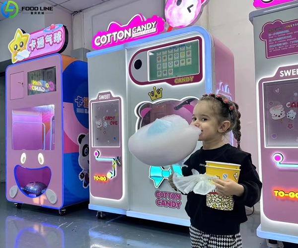 cotton candy vending equipment customer feedback