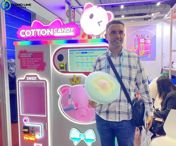 cotton candy vending machine customer feedback