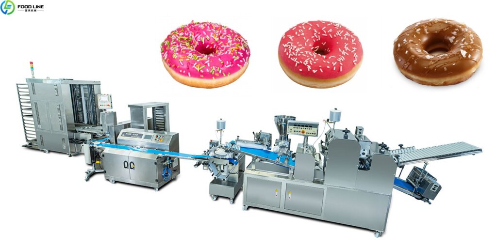 donut processing line
