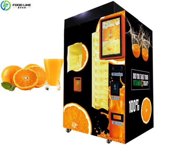 orange juice machine vending