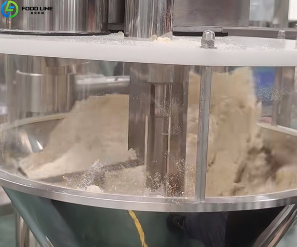 powder packaging equipment detail