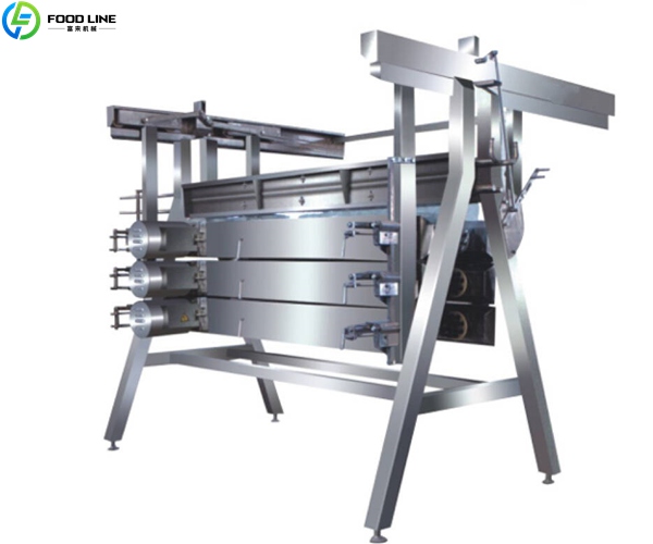 vertical poultry defecation machine