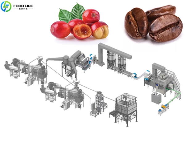 coffee bean production line machines