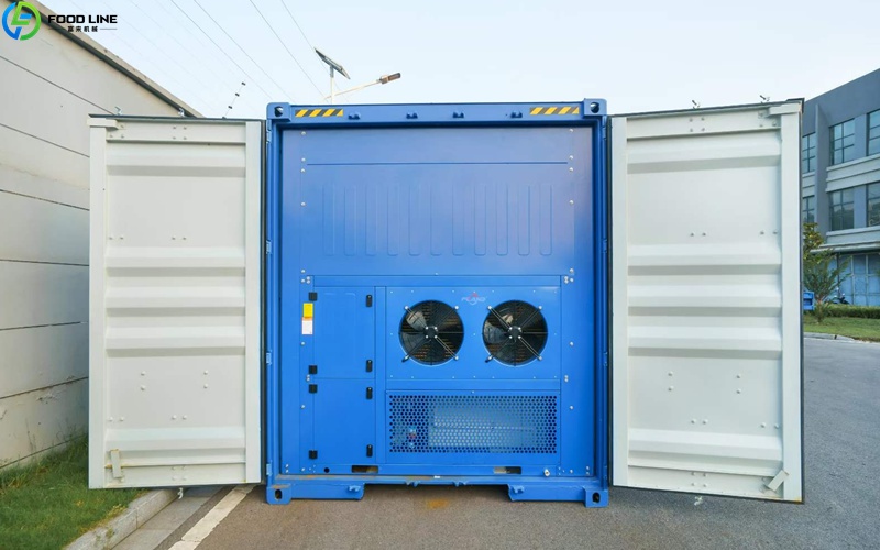 cool storage containers machine