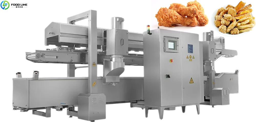 electric continuous fryer