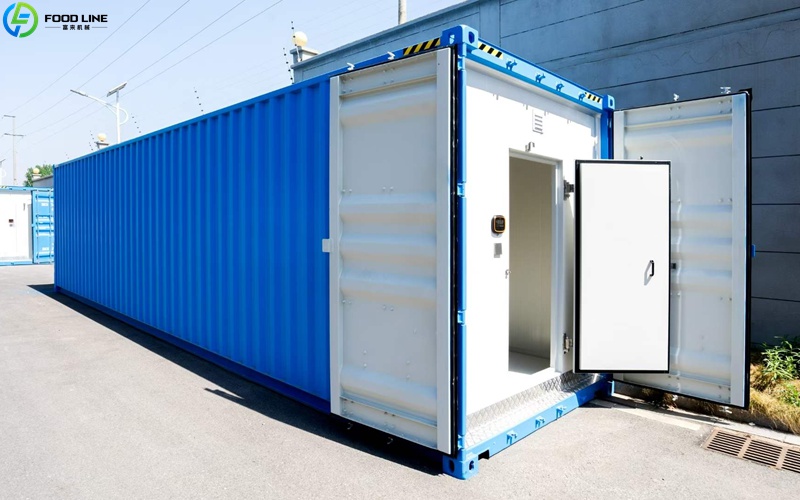 portable cold storage containers machine