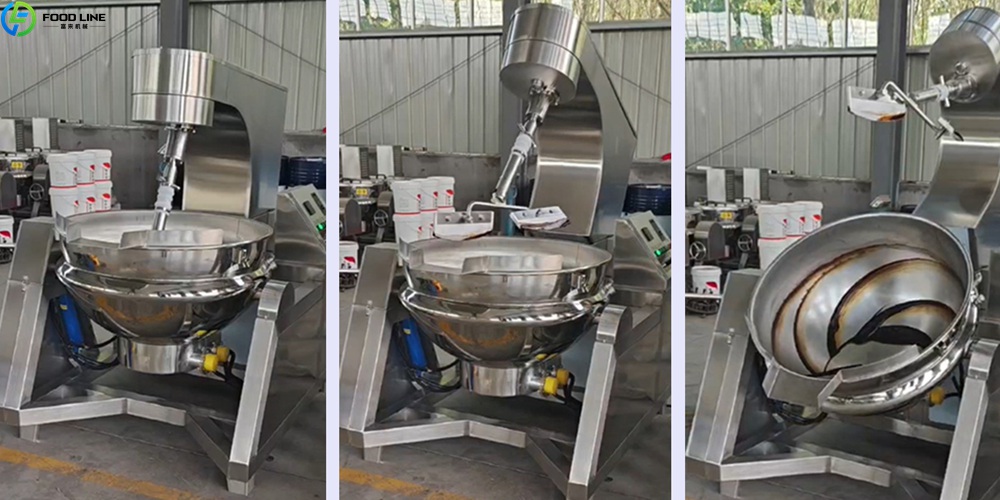 kettle mixer machine