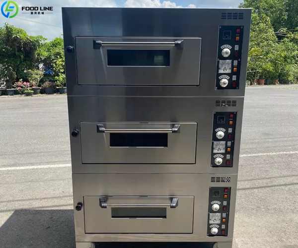 three layer convection oven machine