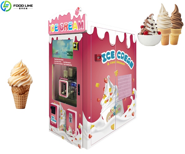 vending device for ice cream