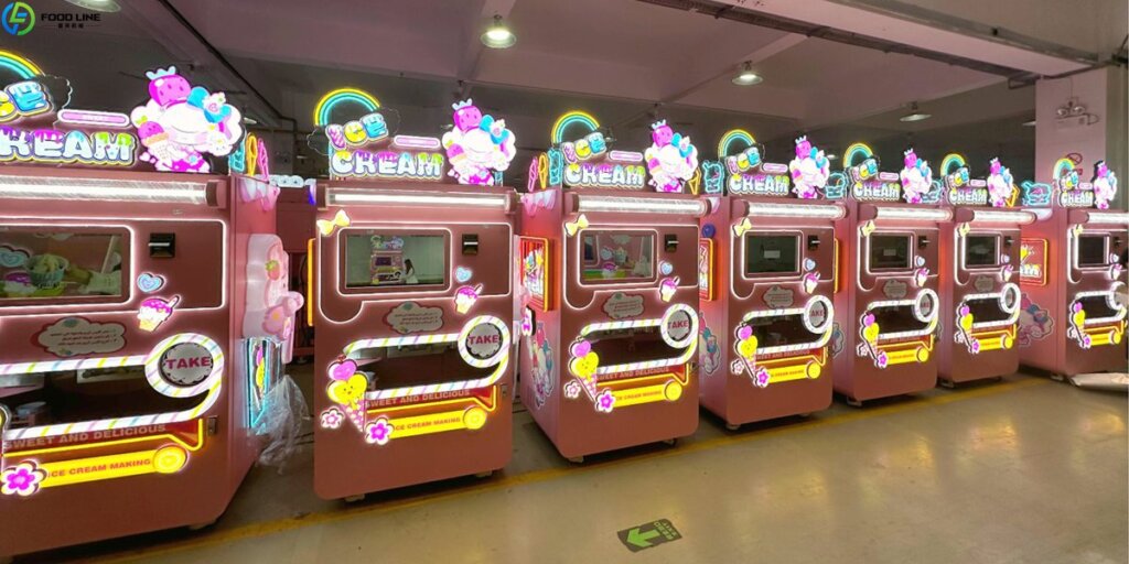 vending equipment for ice cream